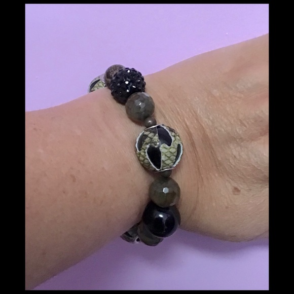 Artisan Crafted 16” Baubles Necklace & Matching Bracelet - Picture 5 of 8